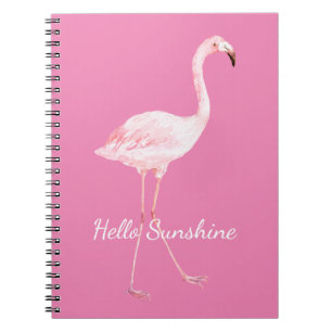 Carnet Flamant rose rose