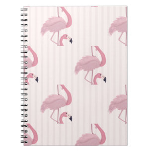 Carnet Flamant rose rose doux