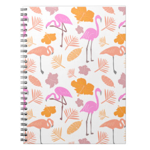 Carnet Flamant rose tropical