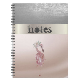 Carnet Flamants roses roses Adorabe