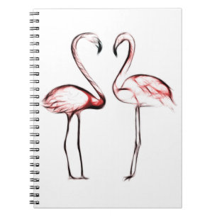 Carnet Flamants roses roses Pêche Flamant rose Tropical
