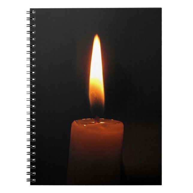 Carnet Flamme de bougie (Devant)