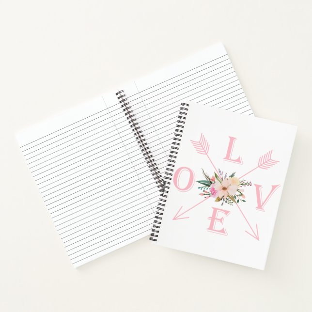Carnet Flèches de l'amour (Intérieur)