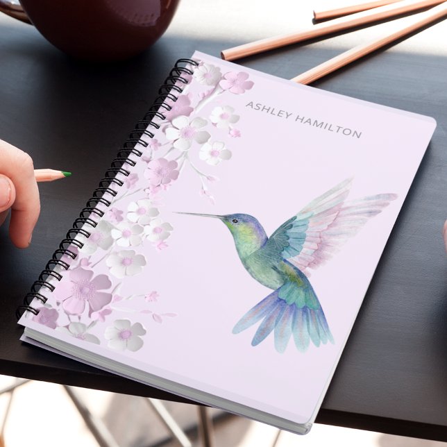 Carnet Fleur de cerisier de colibri (Créateur téléchargé)