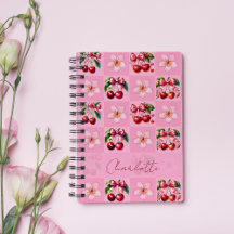 Fleur de Cerisier Gingham Rose Personnalisée
