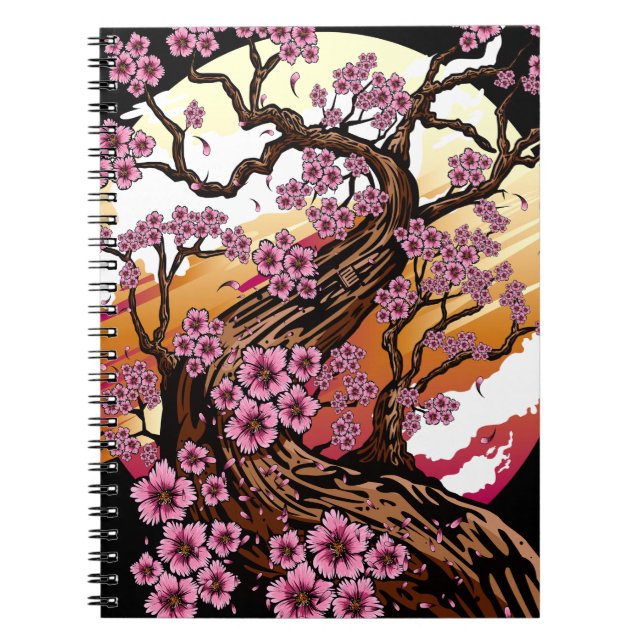 Carnet Fleur de cerisier sauvage (Devant)