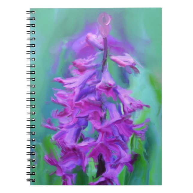 Carnet Fleur de jacinthe (Devant)