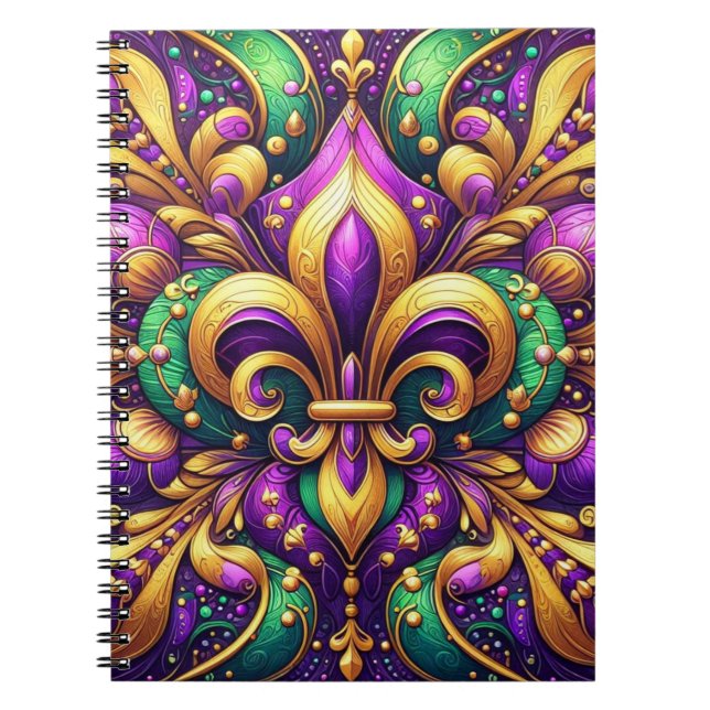 Carnet fleur de lis (Devant)