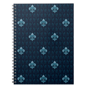 Carnet Fleur De Lis Pattern