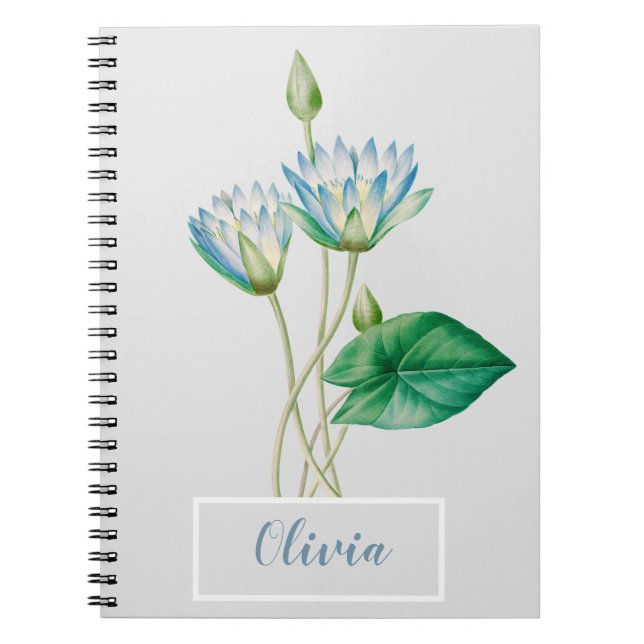 Carnet Fleur de lotus égyptienne vintage (Devant)