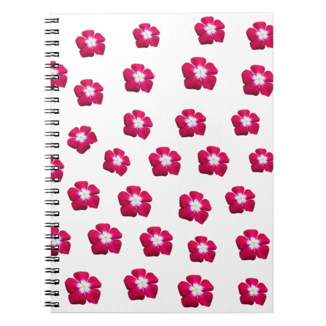 Carnet Fleur de rose (Devant)