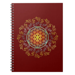 Carnet Fleur de Vie - Ornements Vintage Mandala 1