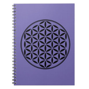 Carnet FLEUR DE VIE - Symbole de géométrie sacrée complet