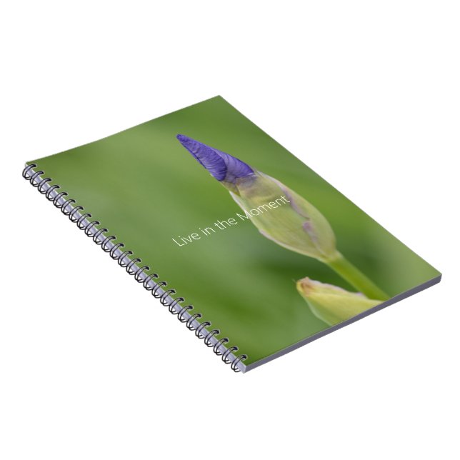 Carnet Fleur d'Iris Pourpre (ma photographie) (Côté Droit)