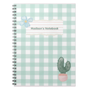 Carnet Fleur et cactus