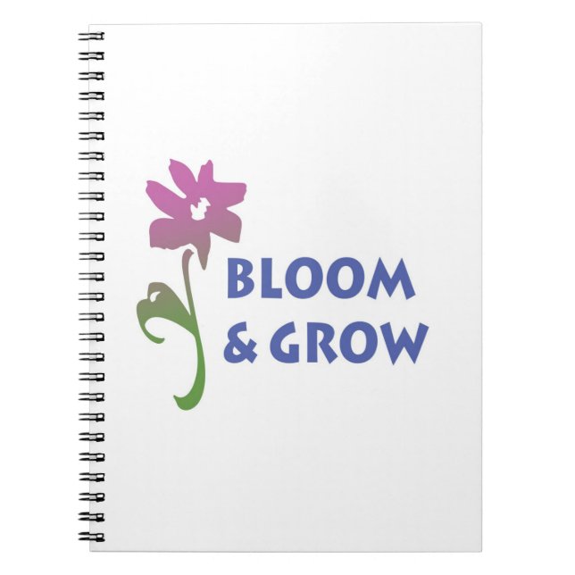 Carnet Fleur et croissance (Devant)