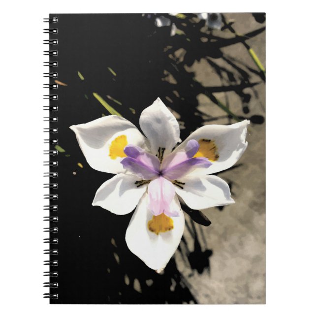 Carnet Fleur étoile (Devant)