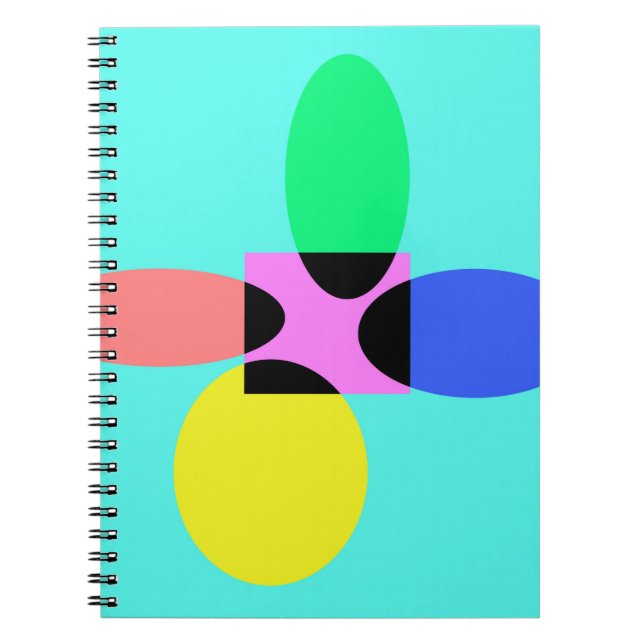 Carnet Fleur futuriste (Devant)