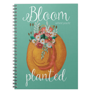 Carnet Fleur plantée
