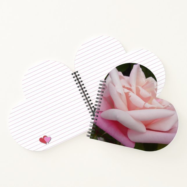 Carnet Fleur rose rose Beau Jardin Floral Jardin Pas (Intérieur)