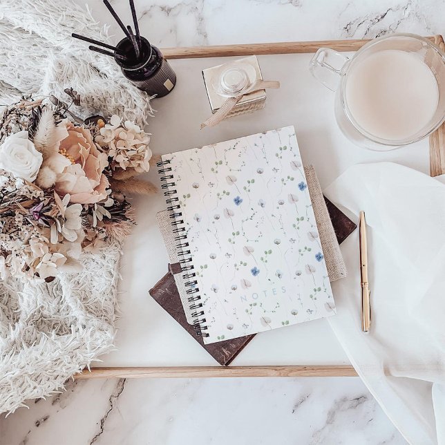 Carnet Fleur sauvage aquarellisé (Créateur téléchargé)