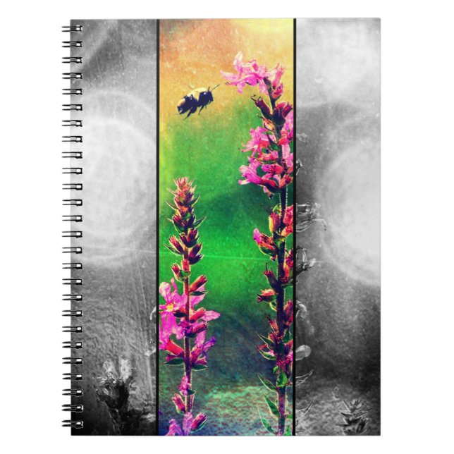 Carnet Fleur sauvage N Bee Stripe (Devant)