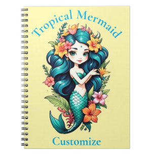 Carnet Fleur Tropicale Sirène Thunder_Cove