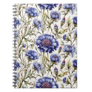 Carnet fleuri de style vintage