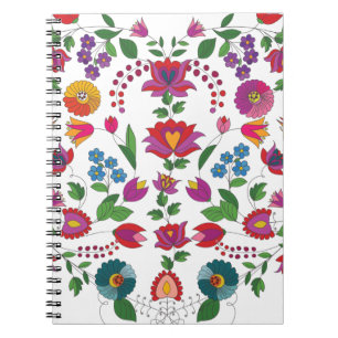 Carnet Fleuris Colorés Kalocsa