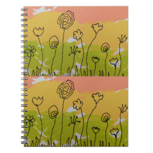 Carnet Fleurs à main