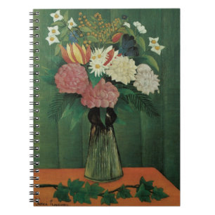 Carnet Fleurs avec du lierre par Henri Rousseau, Floral V