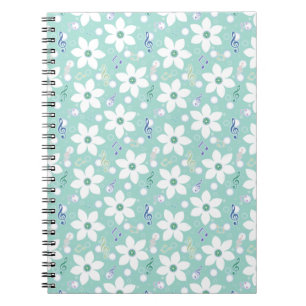 Carnet Fleurs blanches