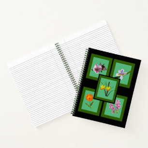 Carnet - Fleurs coupées dans les cadres