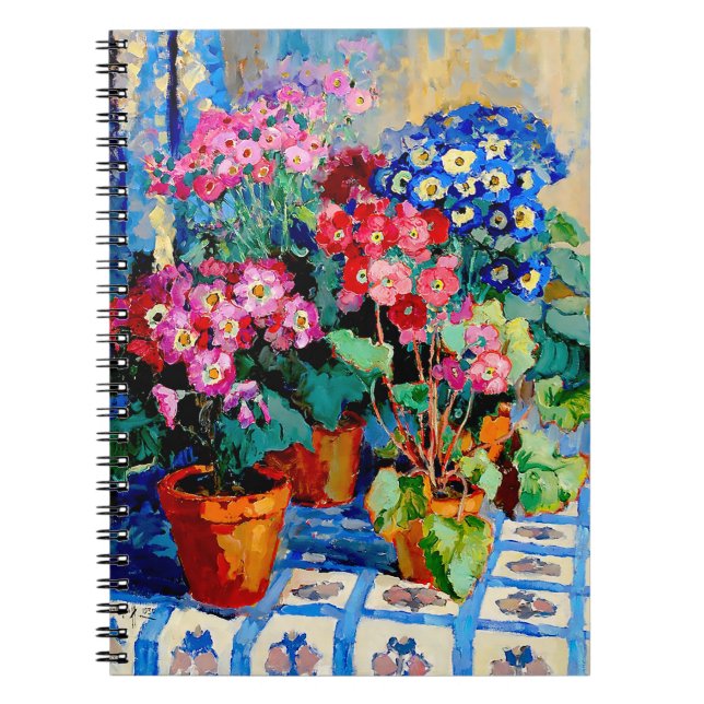 Carnet Fleurs dans les pots de Konstantin Gorbatov (Devant)