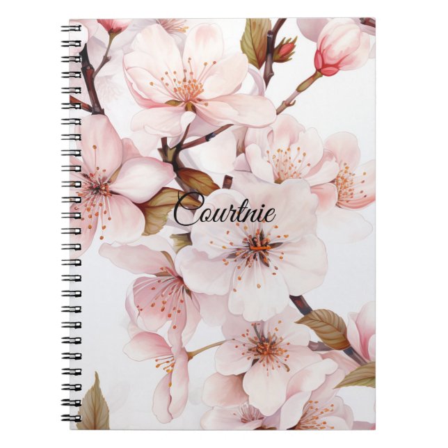Carnet Fleurs de fleurs de cerisier (Devant)
