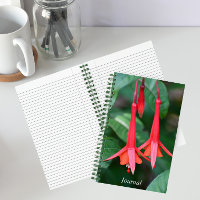 Fleurs de Fuchsia Rouges Élancées Florales