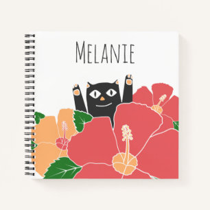 Carnet Fleurs de printemps chatoyantes Cute personnalisée