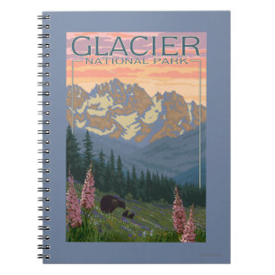 Carnet Fleurs de printemps - Parc national des Glaciers,