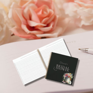 Carnet Fleurs de printemps romantiques Vase Fête des mari