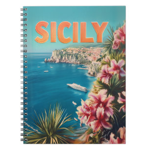 Carnet Fleurs de Sicile vintage