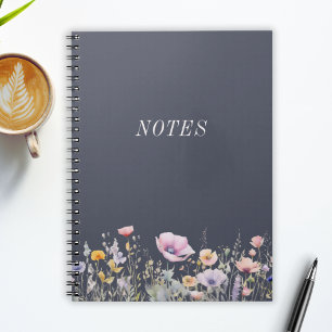 Carnet Fleurs des champs à l'aquarelle Notes