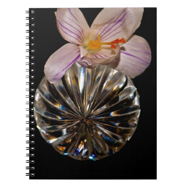Carnet Fleurs et cristal (Devant)