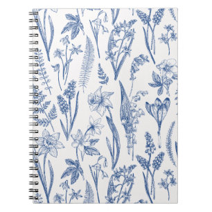 Carnet Fleurs et herbes vintages du printemps
