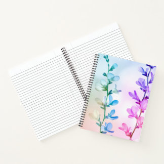 Carnet Fleurs Éthérées Colorées