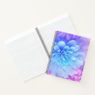 Carnet Fleurs Éthérées Pastel Colorées