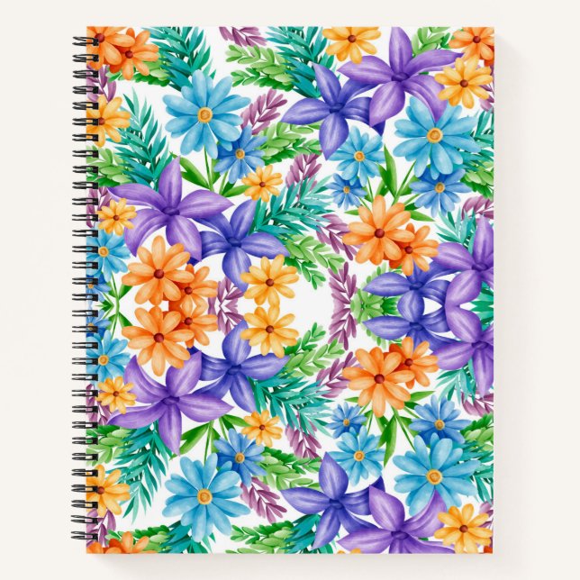 Carnet Fleurs exotiques (Devant)