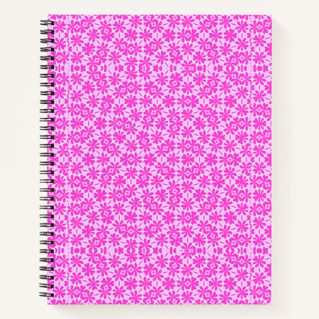 Carnet Fleurs Fuchsia (Devant)