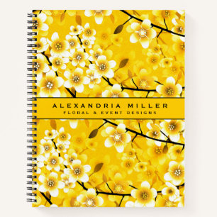 Carnet Fleurs Jaunes Fleurissantes