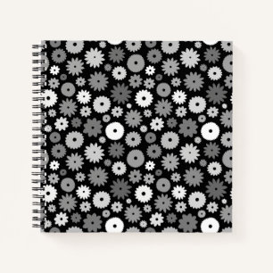 Carnet Fleurs monochromes à motif répétitif Case-Mate iPh