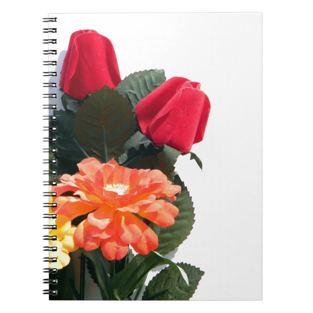 Carnet Fleurs multicolores (Devant)